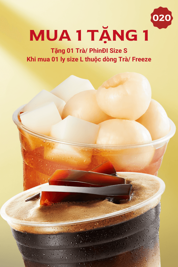 Mua 1 Tặng 1 highlands coffee Mua 1 Tặng 1 highlands coffee